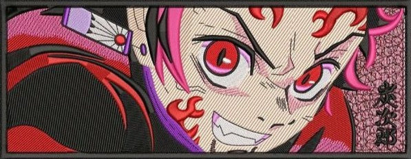 Chicmates Demon Slayer Embroidered T-Shirt | Premium Anime Streetwear Tee