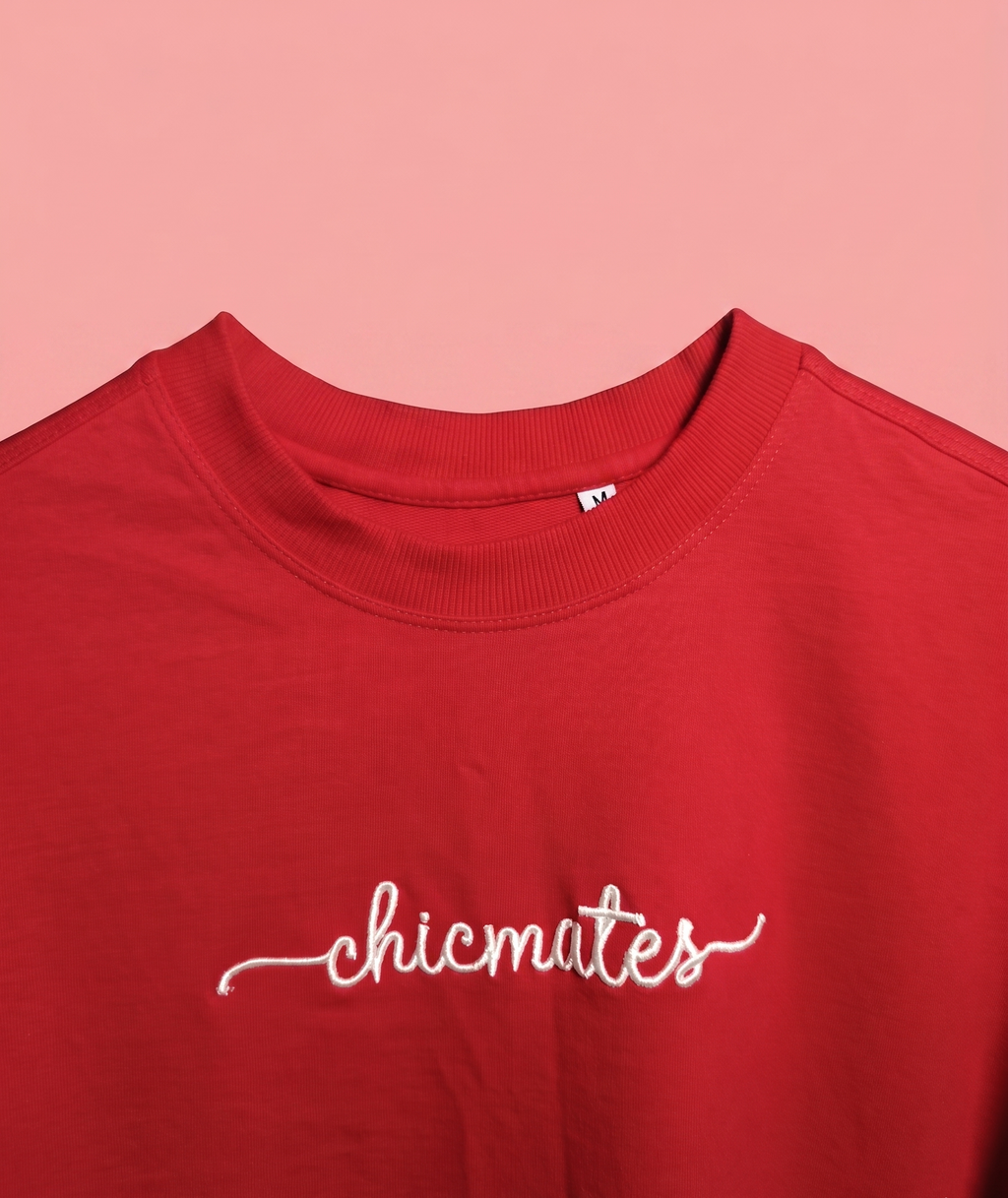Chicmates basic red T-shirts