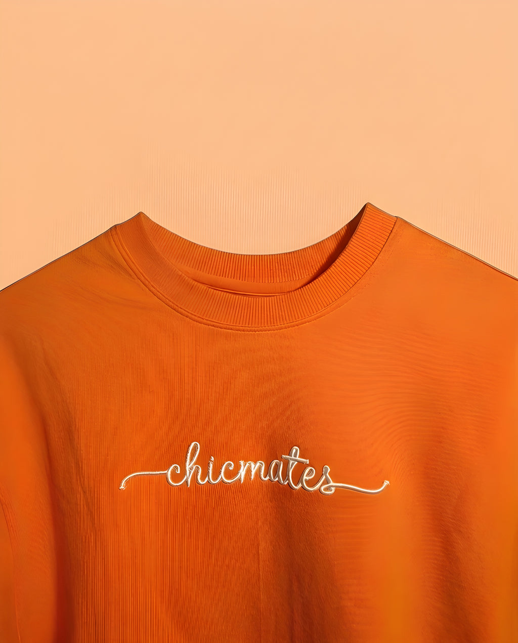 Chicmates basic orange T-shirts