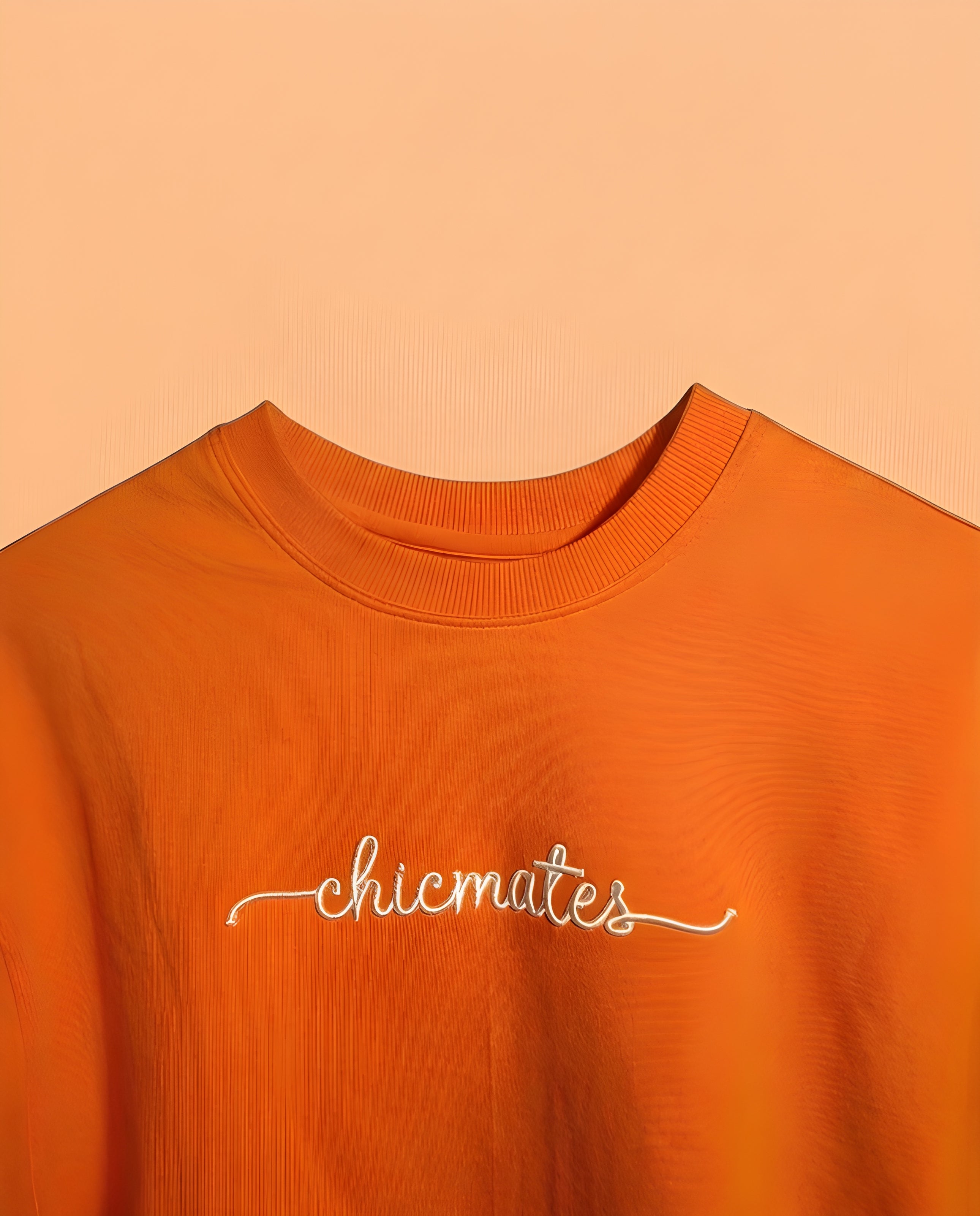 Chicmates basic orange T-shirts