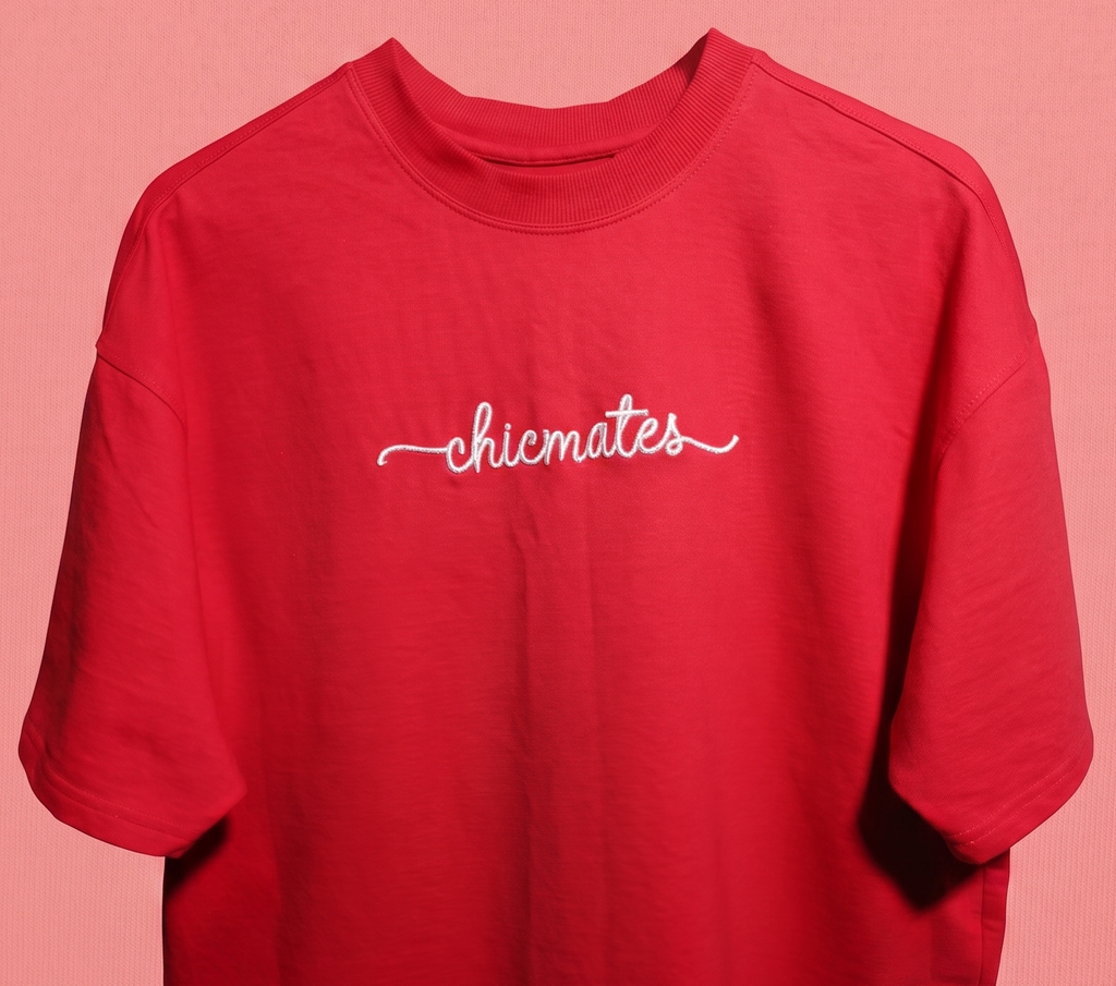 Chicmates basic red T-shirts