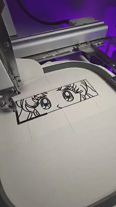 Chicmates "Kawaii Eyes" Cream T-Shirt | Anime Style Graphic Tee